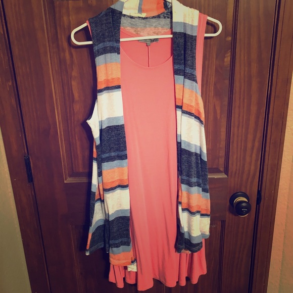 Adrienne Dresses & Skirts - Adrienne Dress Outfit | Color: Coral | Size: L